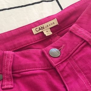 CABI hot pink jeans